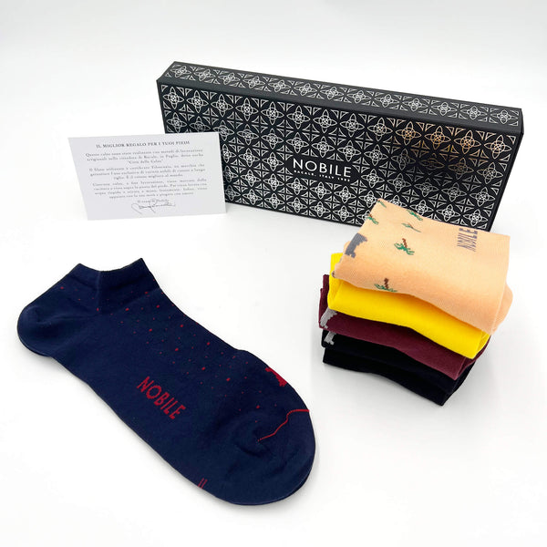 Ankle Socks 6 Pairs - Summer in Capri