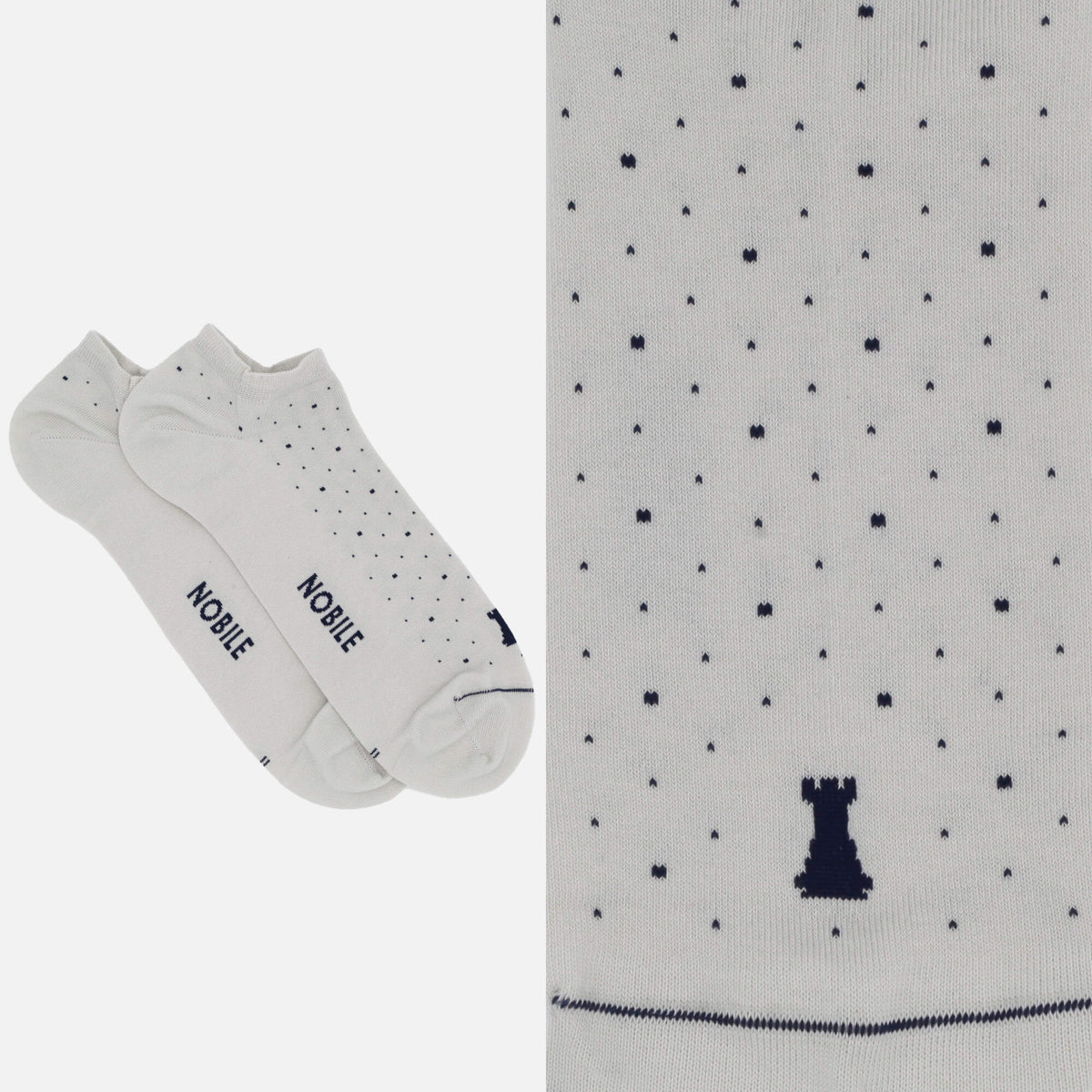 Ankle Socks 6 Pairs - Sneakers and Dots