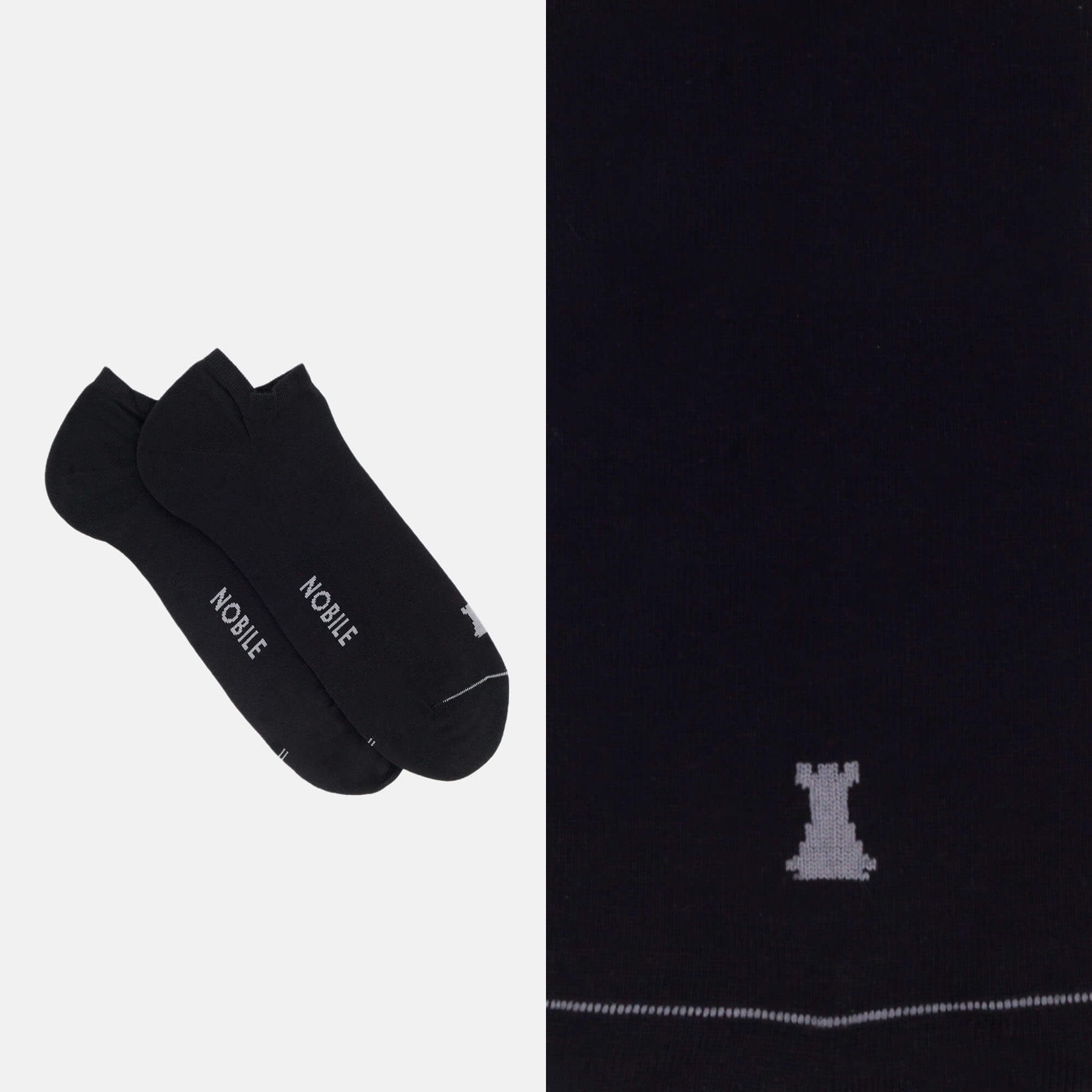 Ankle socks in pure Makò cotton - Solid color