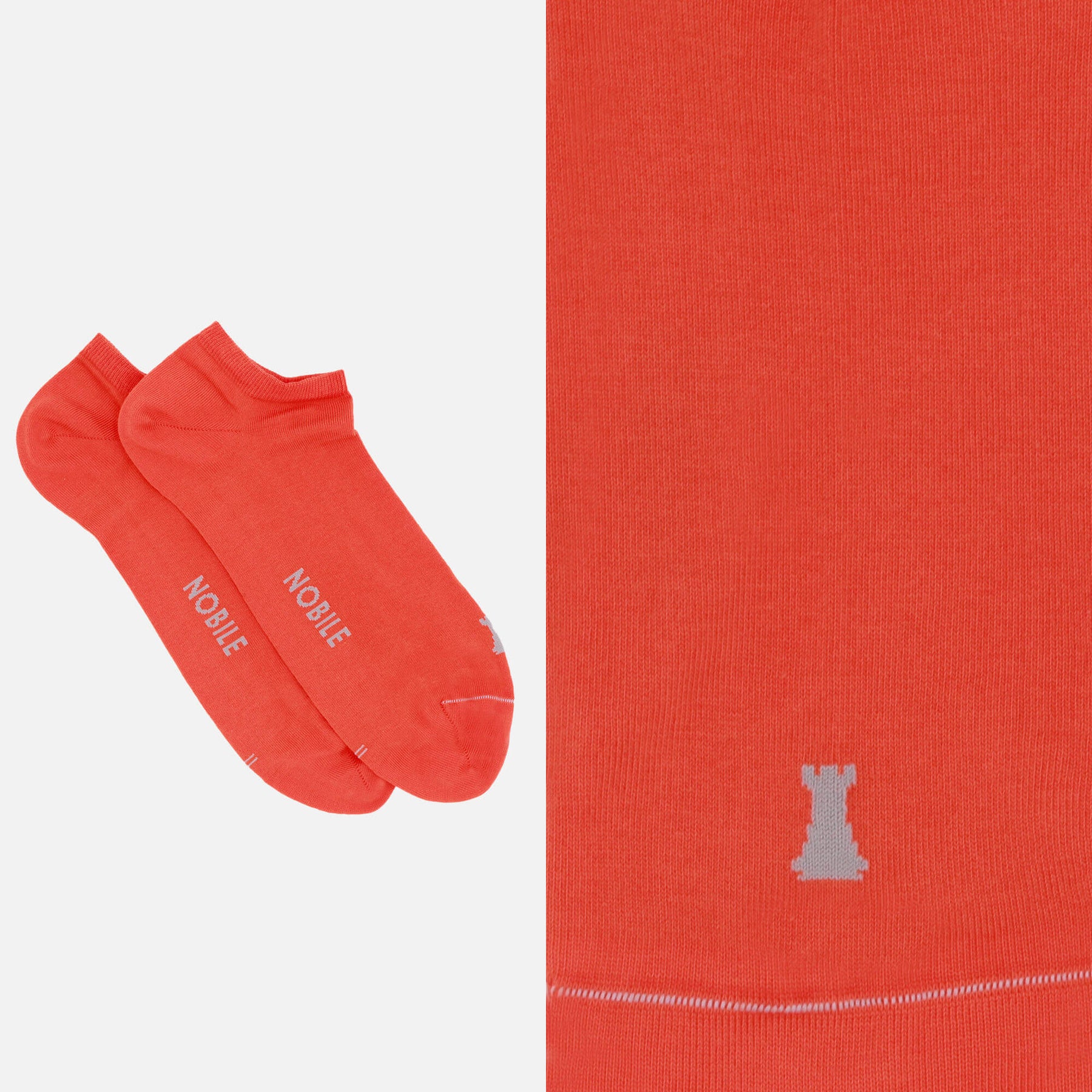 Ankle socks in pure Makò cotton - Solid color