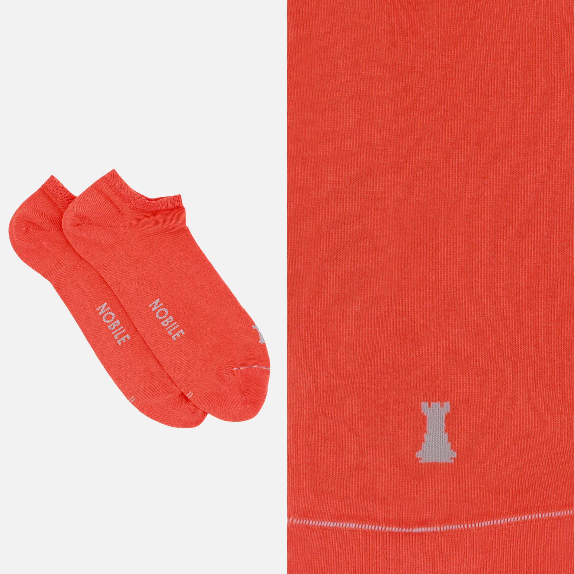 Ankle socks in pure Makò cotton - Solid color