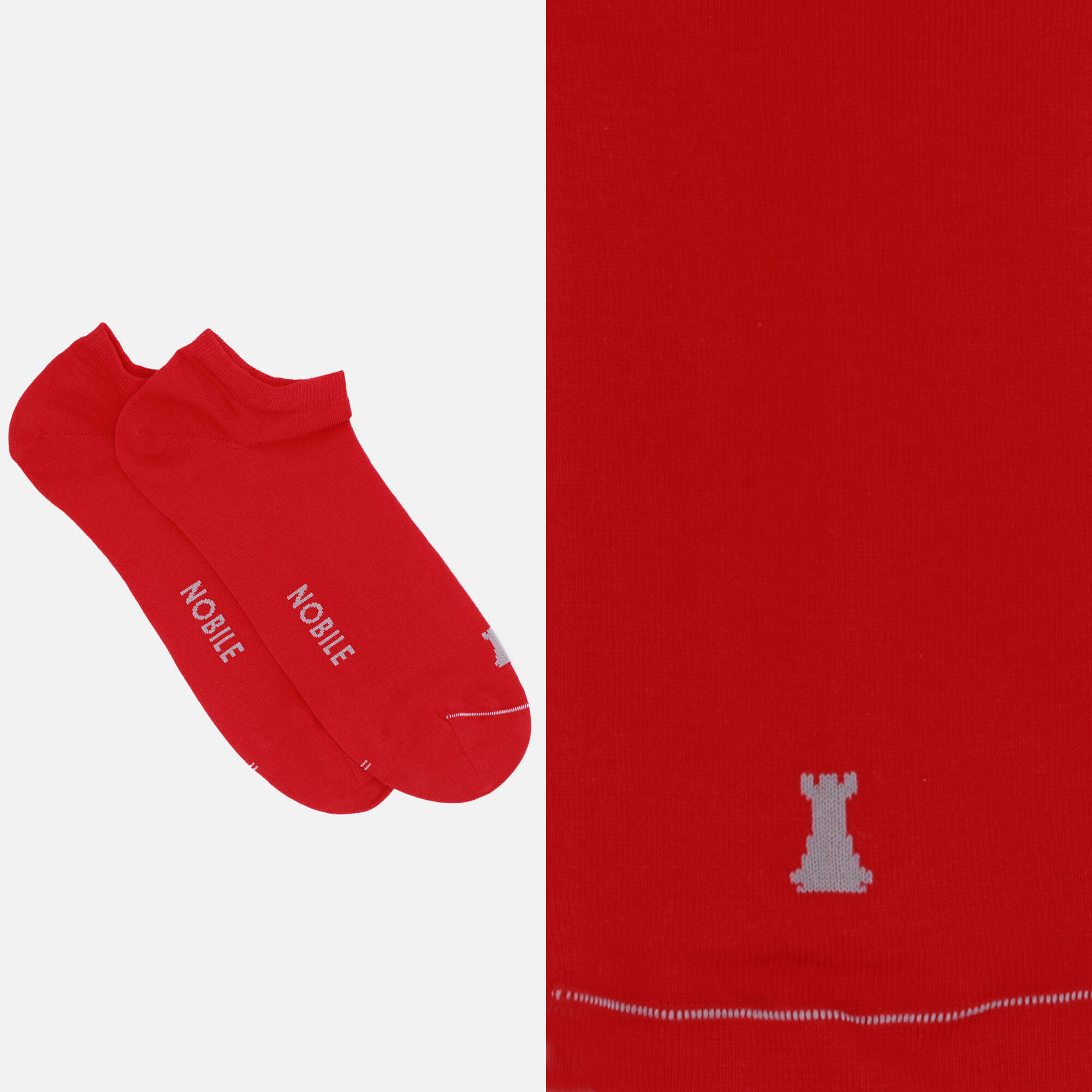 Ankle socks in pure Makò cotton - Solid color