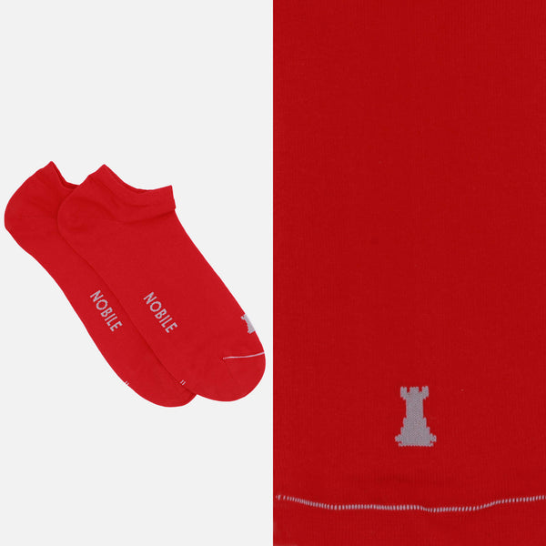 Ankle socks in pure Makò cotton - Solid color