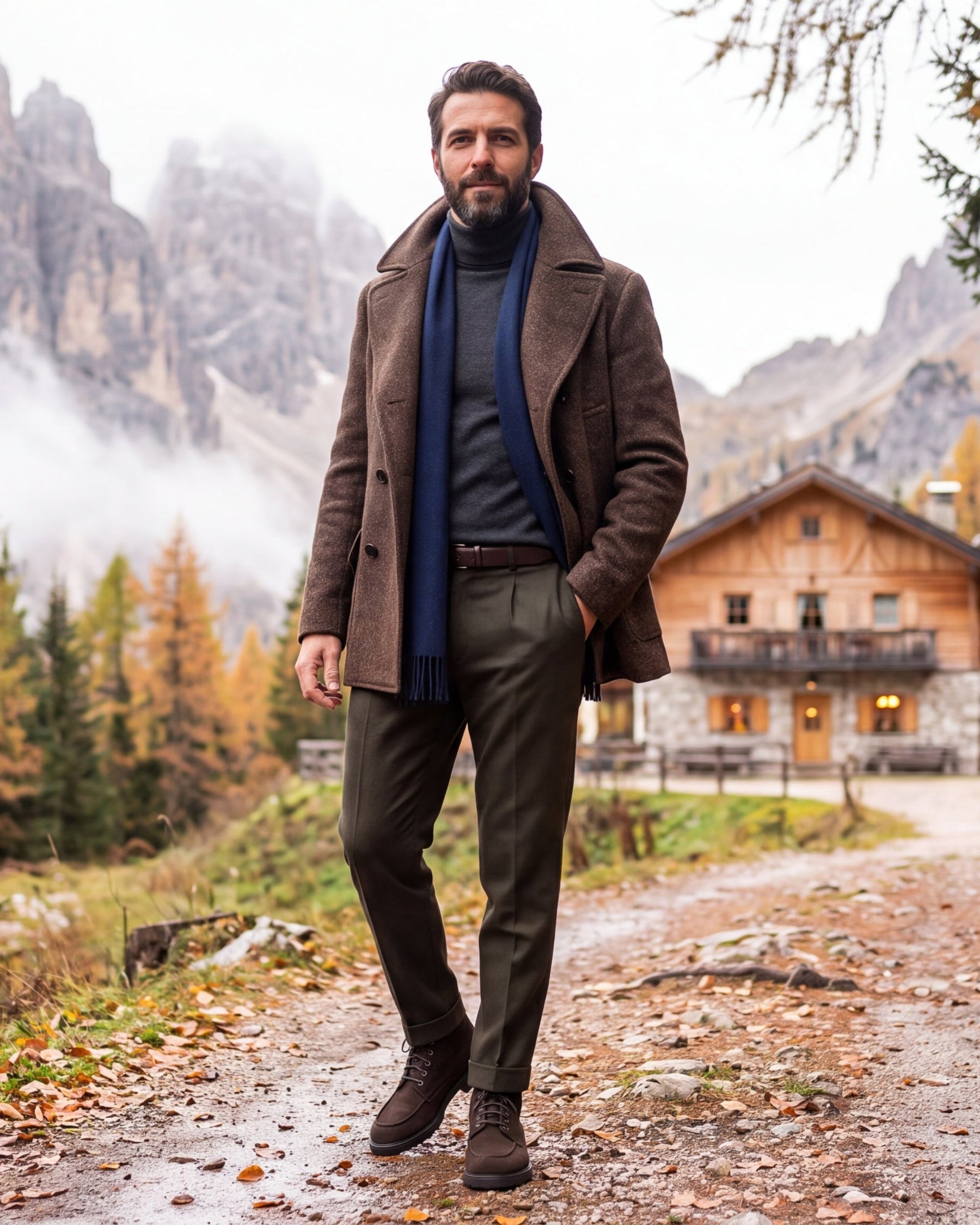 FASANO - Brown Suede