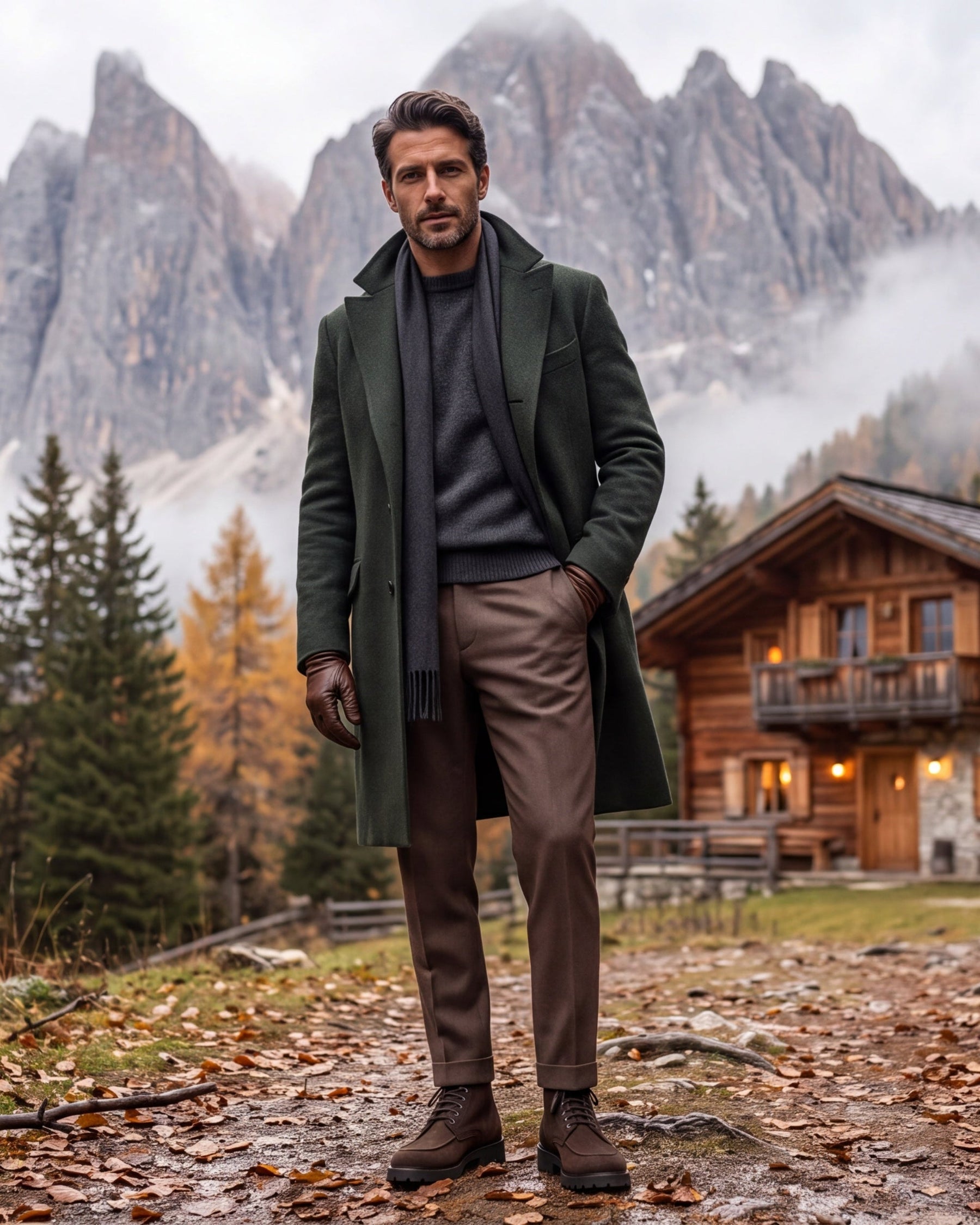 FASANO - Brown Suede