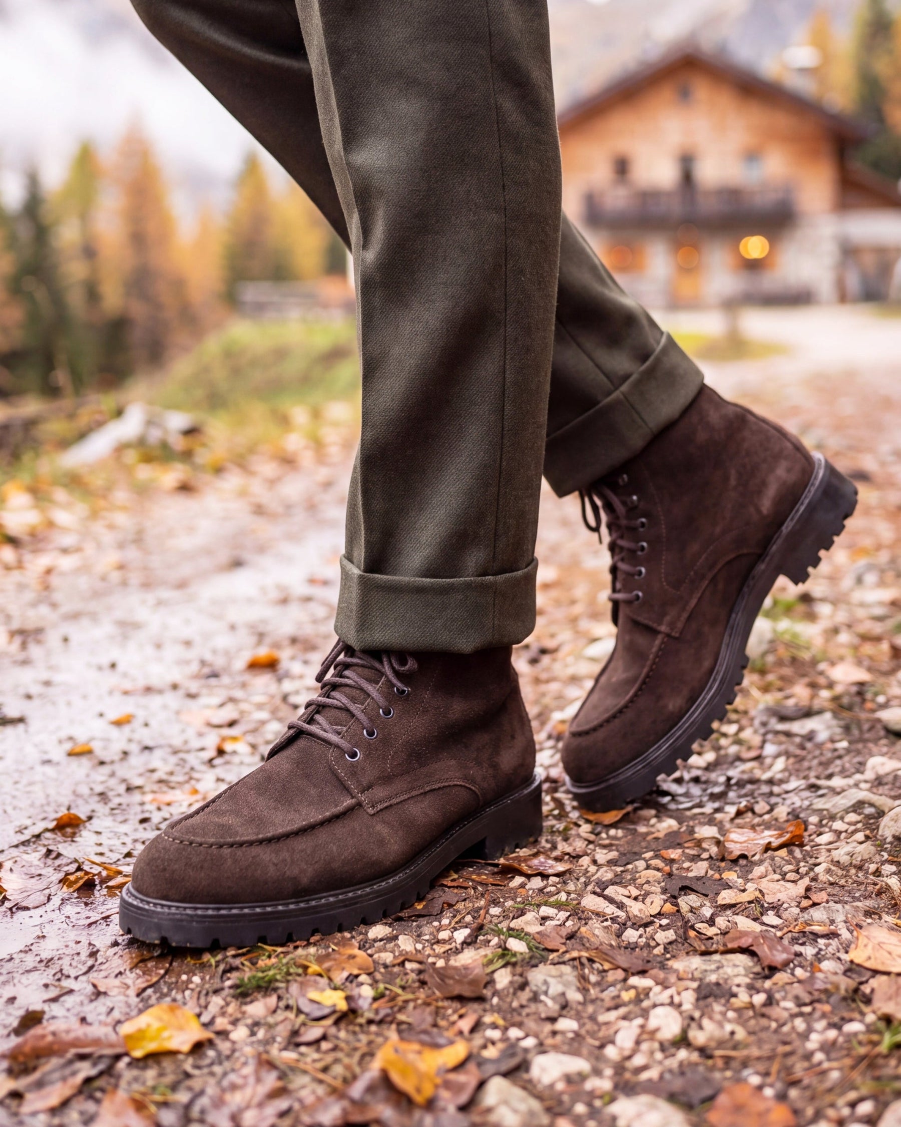FASANO - Brown Suede