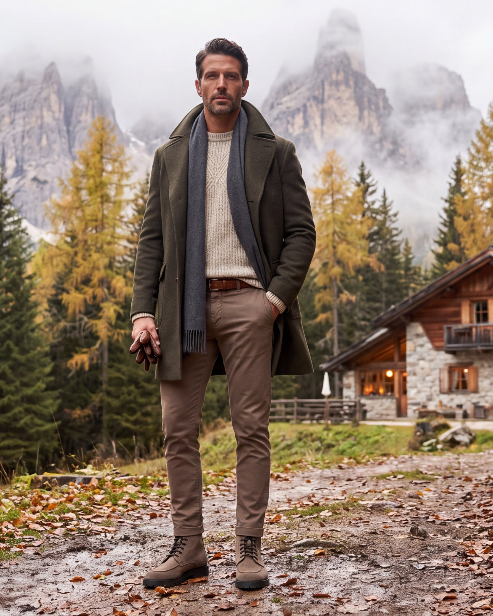 FASANO - Taupe Suede