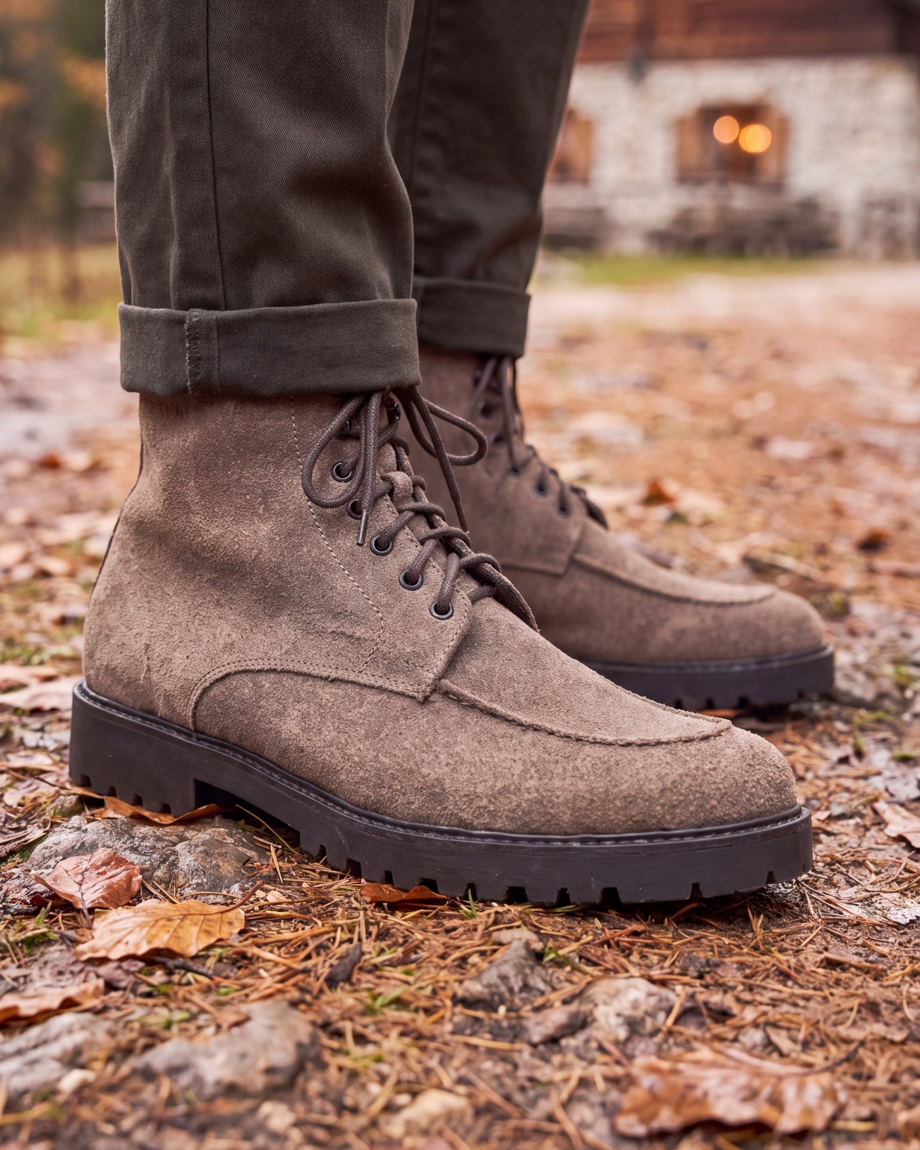 FASANO - Taupe Suede