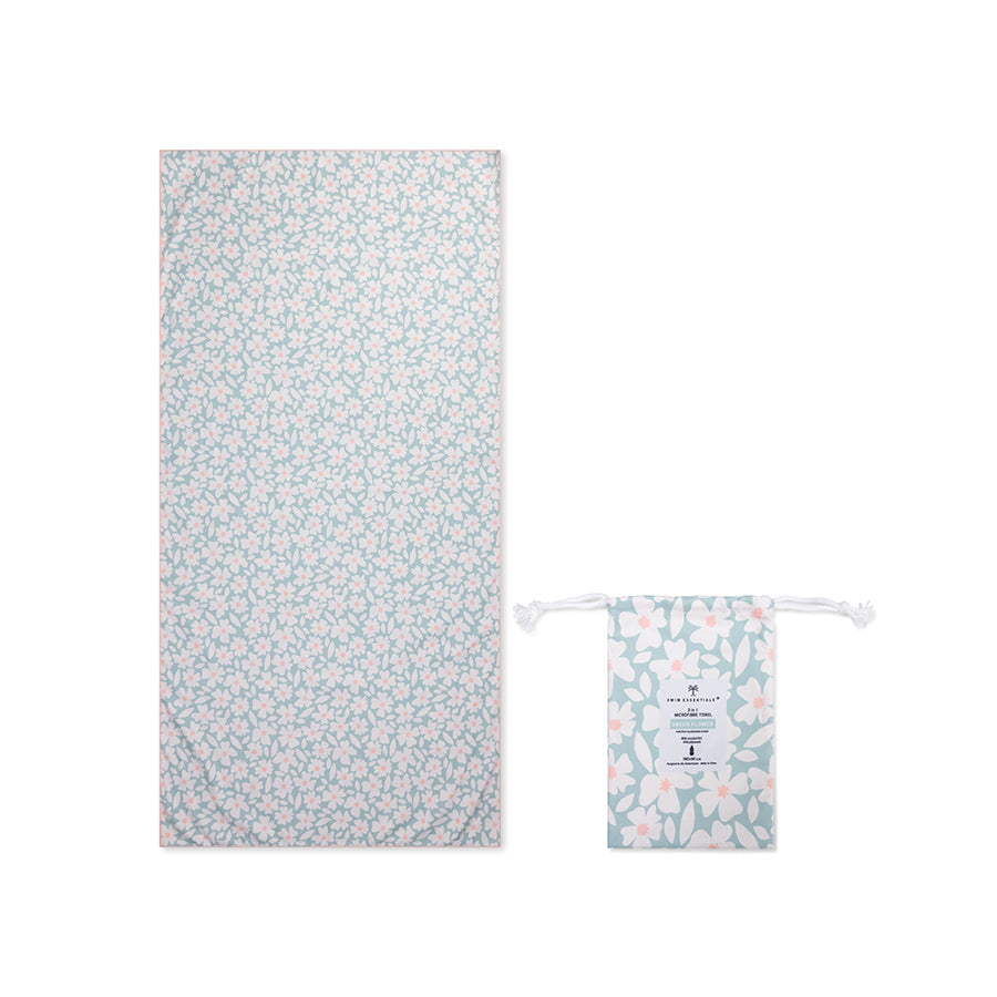 Groene-florish-microvezel-handdoek-135-65-cm-1