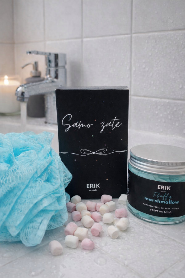 DARILNI SET STEPENO MILO IN GOBICA ZA PRHANJE