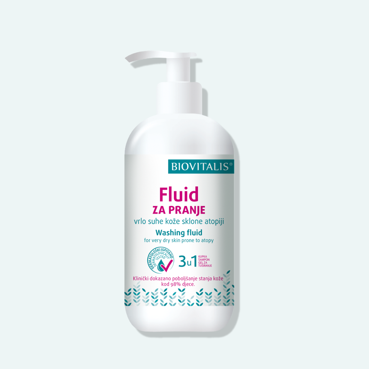 BIOVITALIS Fluid za pranje vrlo suhe kože sklone atopiji