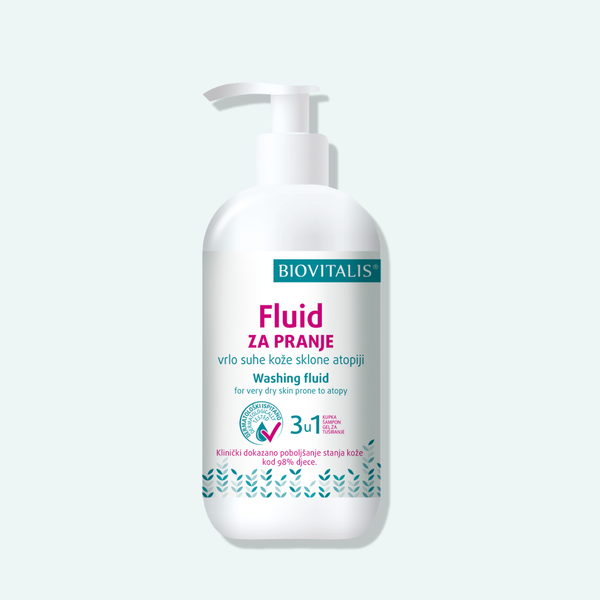 BIOVITALIS Fluid za pranje vrlo suhe kože sklone atopiji