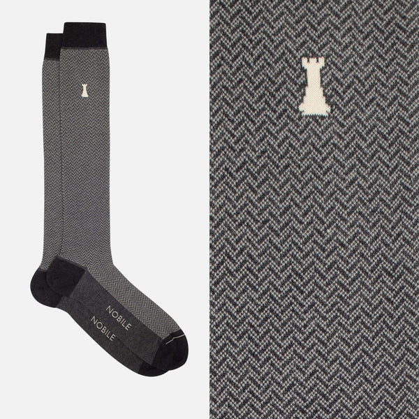 Mattia Raguzzini Capsule Collectie Doos | 2 x Fijn Rib Filoscozia® / 2 x Houndstooth Filoscozia® / 2 x Effen Kleur Merino