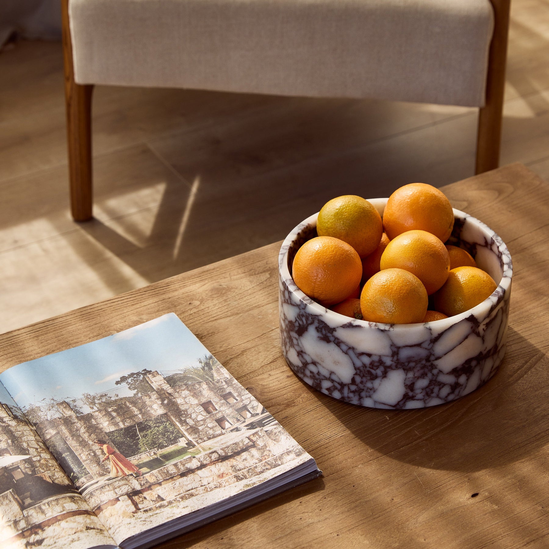 Calacatta Fruit Bowl Ø24x10cm
