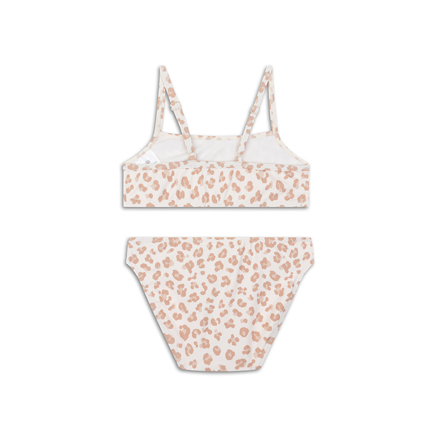 Leopard | Beige Girls UV Bikini