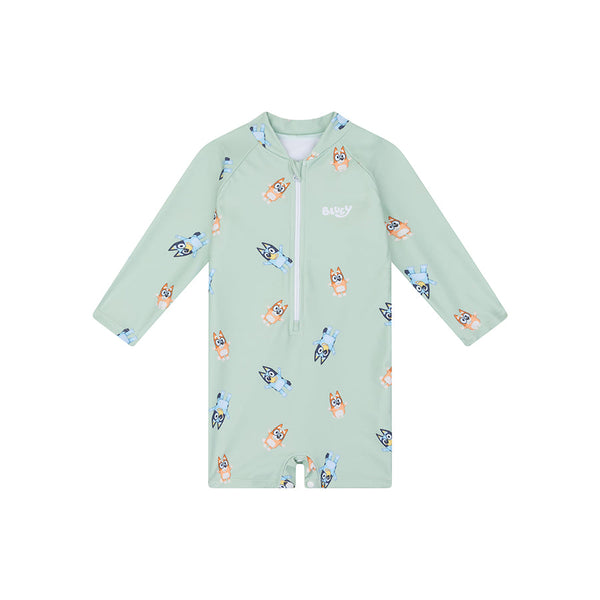 Bluey | Traje de baño verde UV para niños