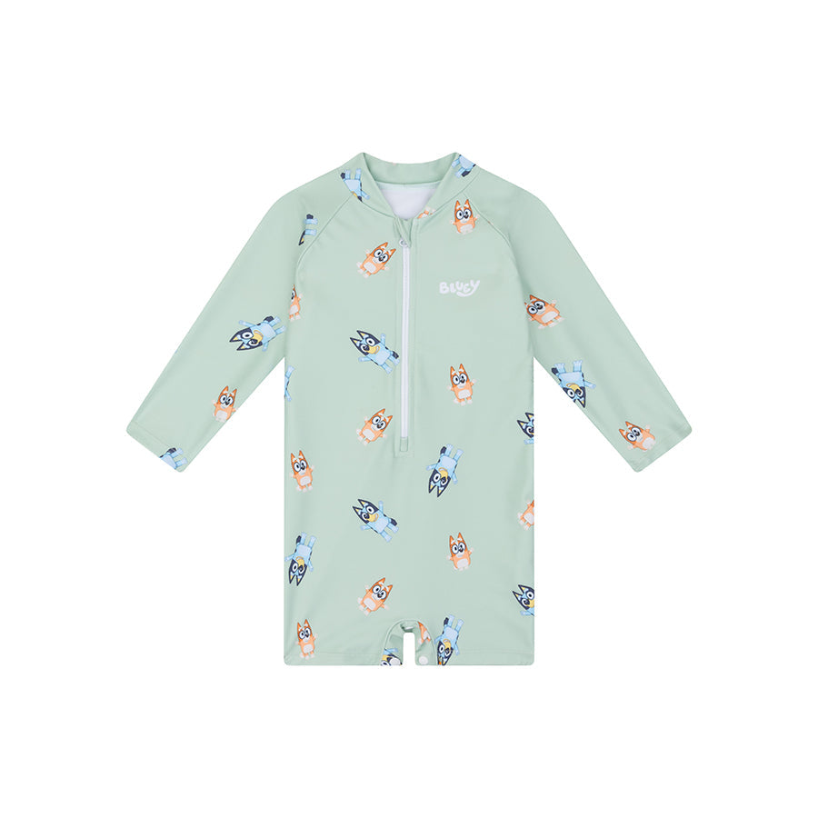 Bluey | Green UV Swimsuit for Boys