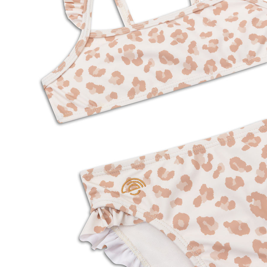 Leopardo | Bikini UV Beige per Ragazze
