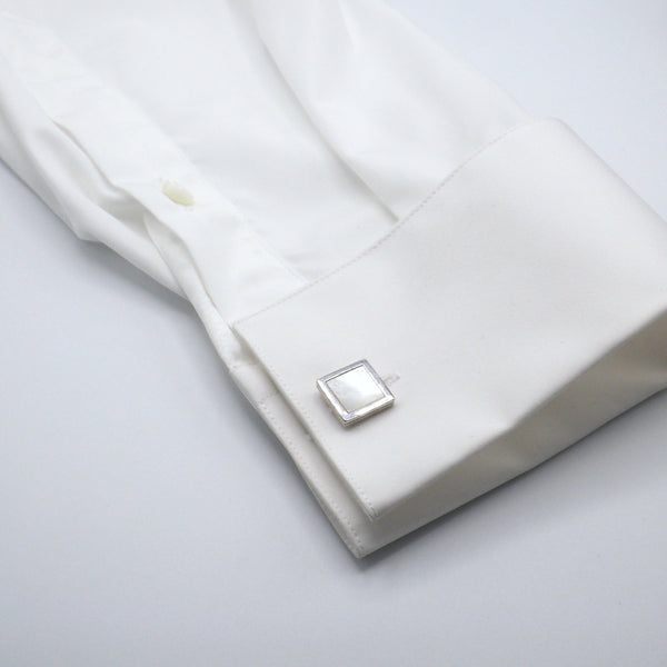Square Mother-of-Pearl Cufflinks