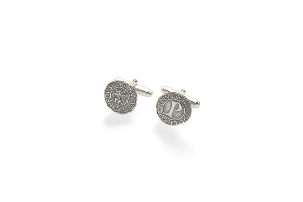 Stříbrné cufflinky Baiocco
