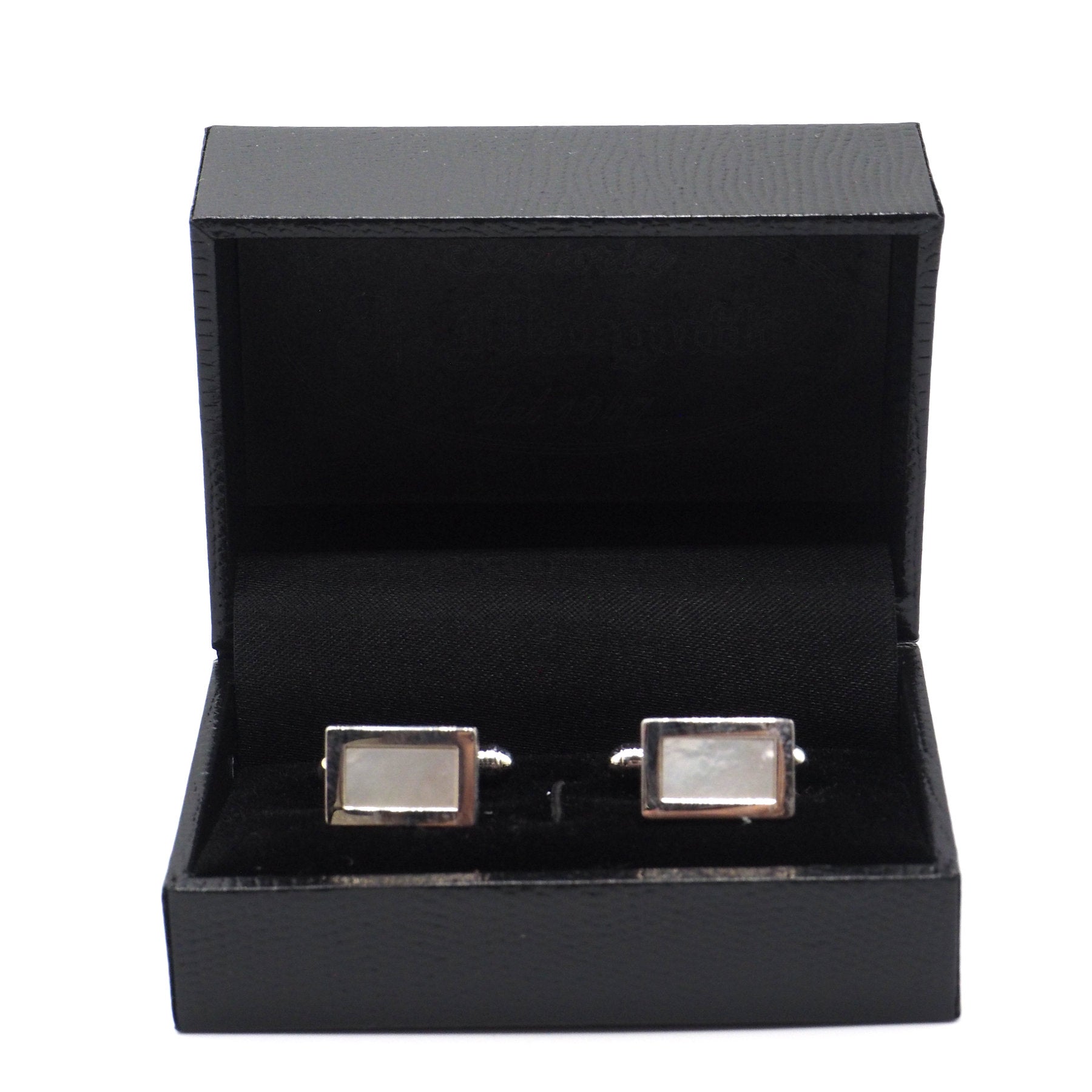 Rectangular Mother-of-Pearl Cufflinks