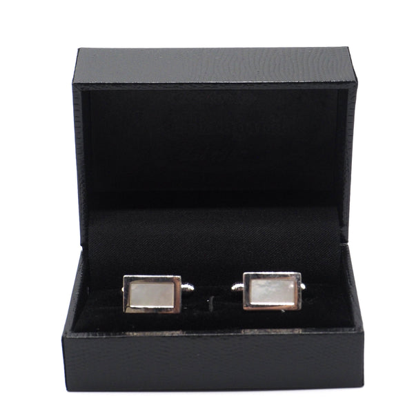 Rectangular Mother-of-Pearl Cufflinks