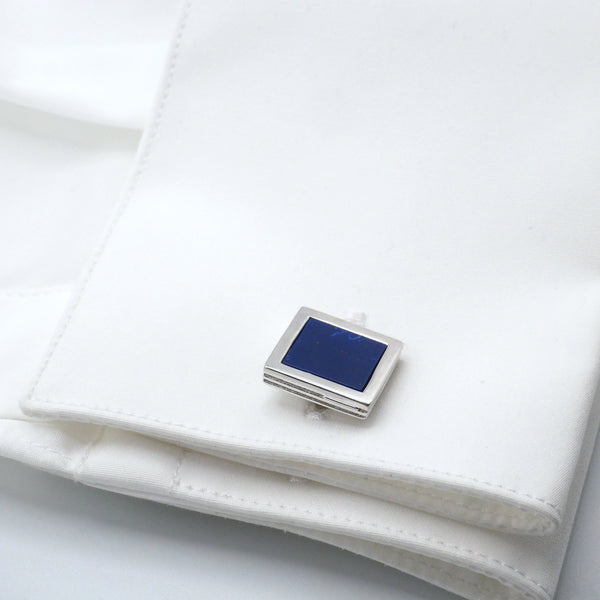 Blue Square Cufflinks