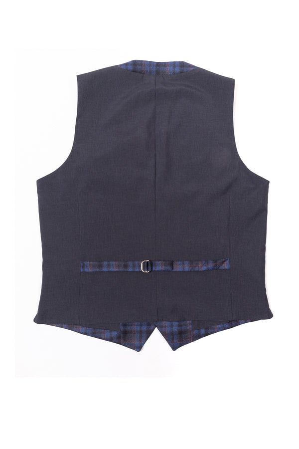 Blue and Red Checked Vest Size 50