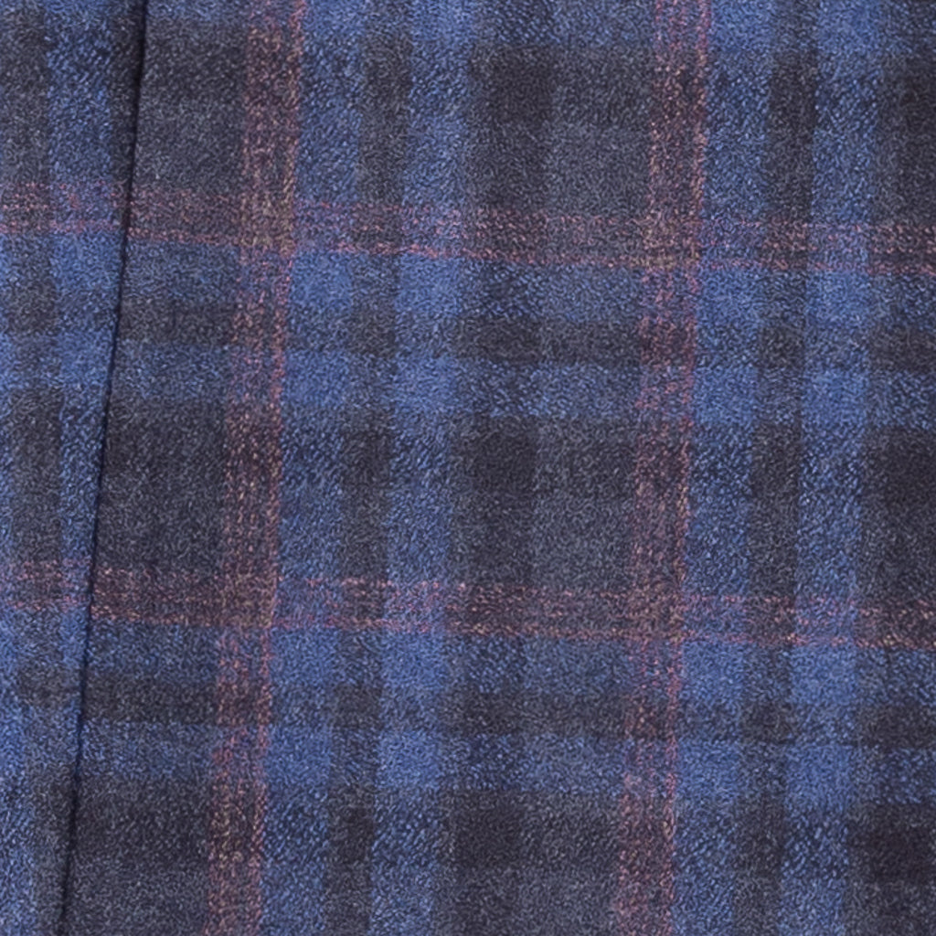 Blue and Red Checked Vest Size 50