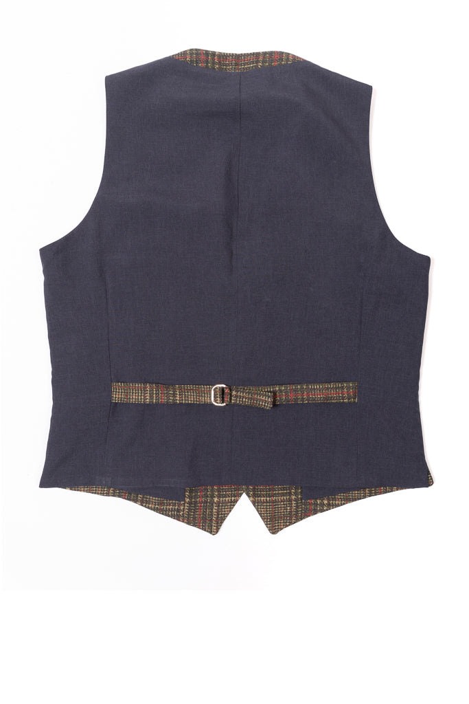 Zeleni škotski vzorec brezrokavnik