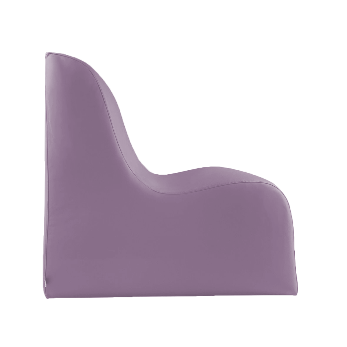 Poltrona in ecopelle modulare Gina di Arketicom, Lilla