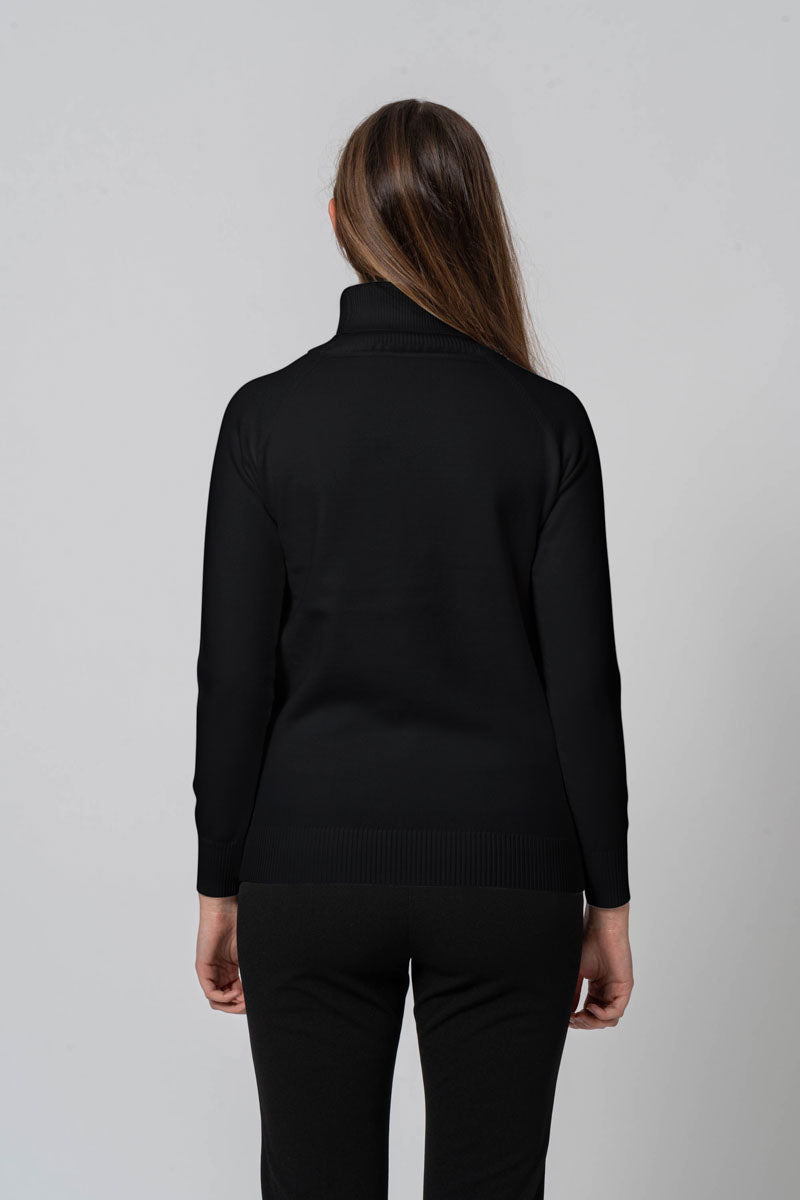 Basic Black High Neck Sweater