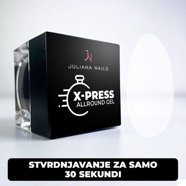 X-Press Allround Gel – 30 sek. – Mlijeko bijela