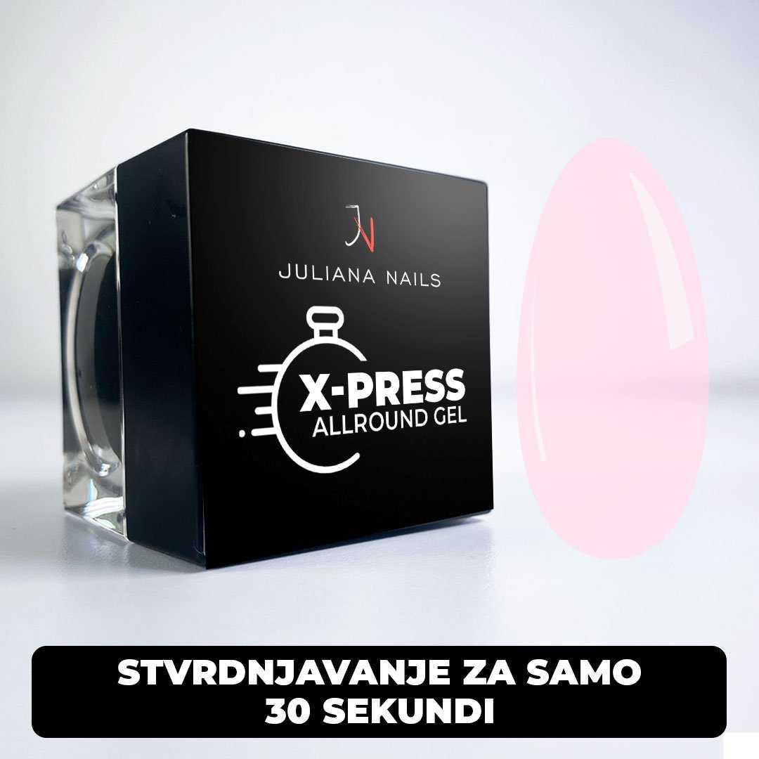 X-Press Allround Gel – 30 sec. – Milky Rose