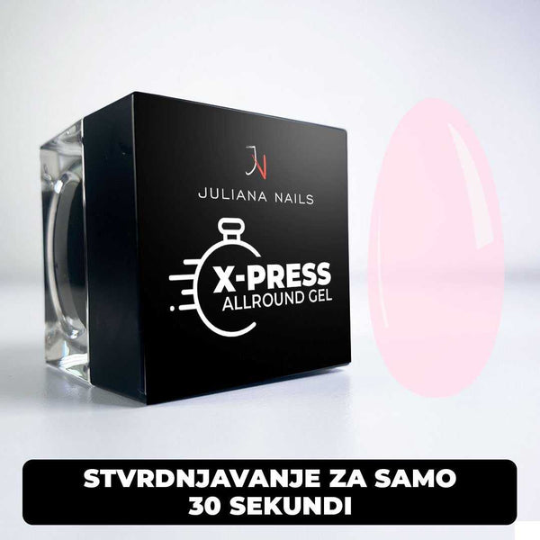 X-Press Allround Gel – 30 sec. – Milky Rose