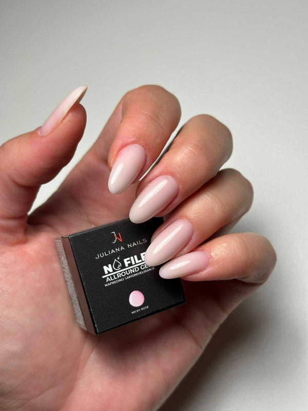 No File Allround Gel - Milky Rose