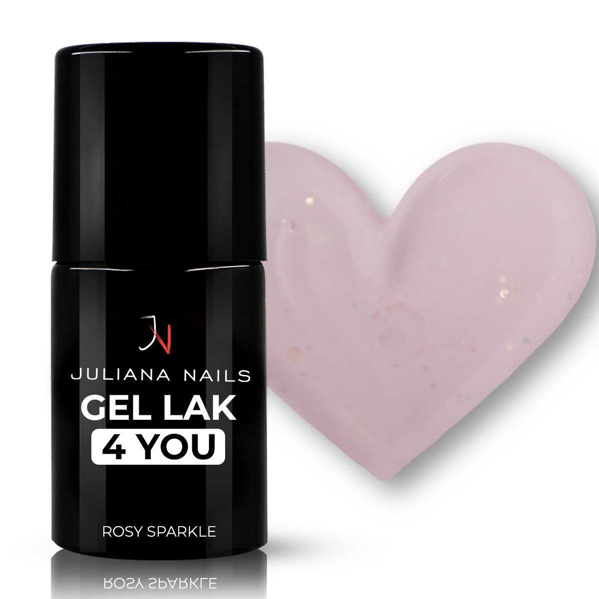 Gel Polish 4 YOU - Rosy Sparkle 6ml