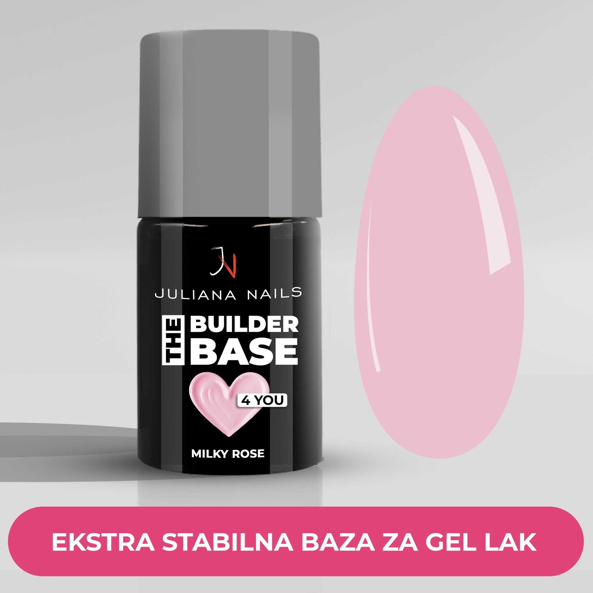 Gel Polish 4 YOU - The Builder Base - Milky Rose