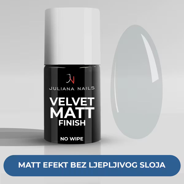 Gel Polish Velvet Matt Finish - No Wipe