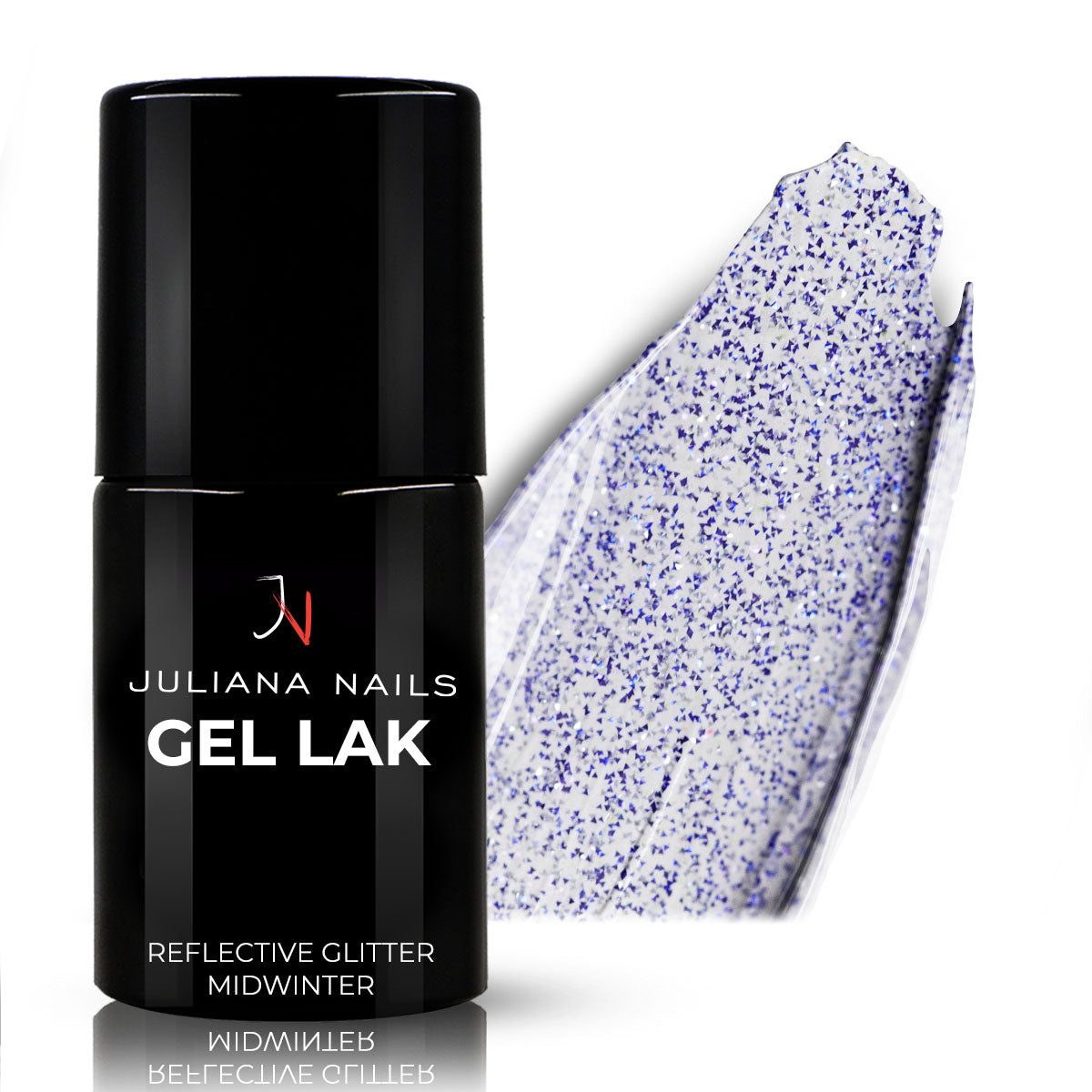 Gel Polish Reflective Glitter Midwinter 6ml