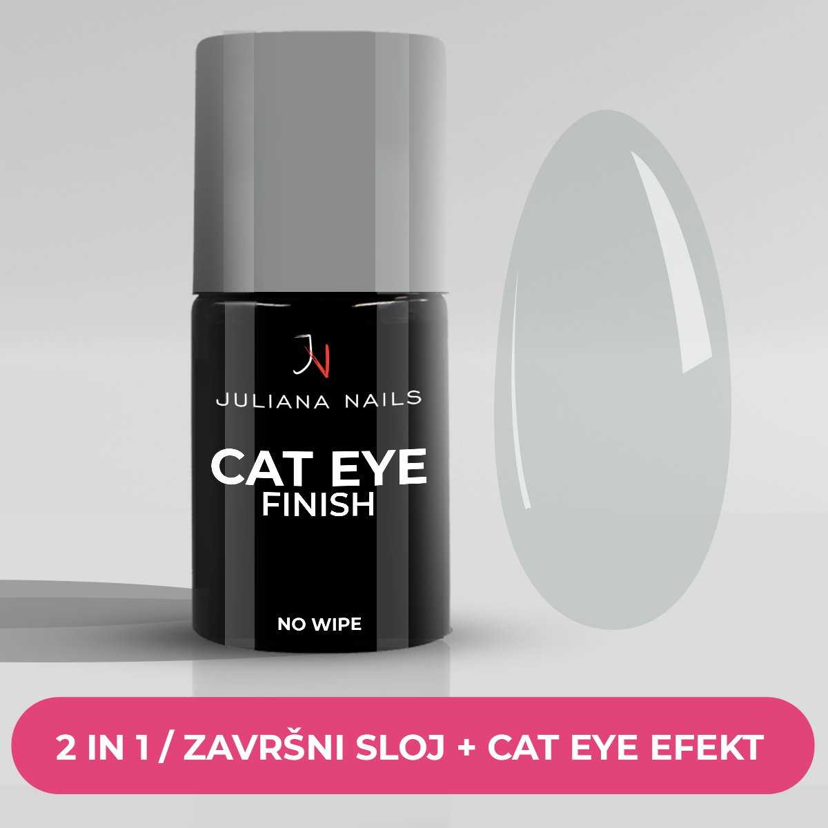Gel Polish Cat Eye Finish - No Wipe