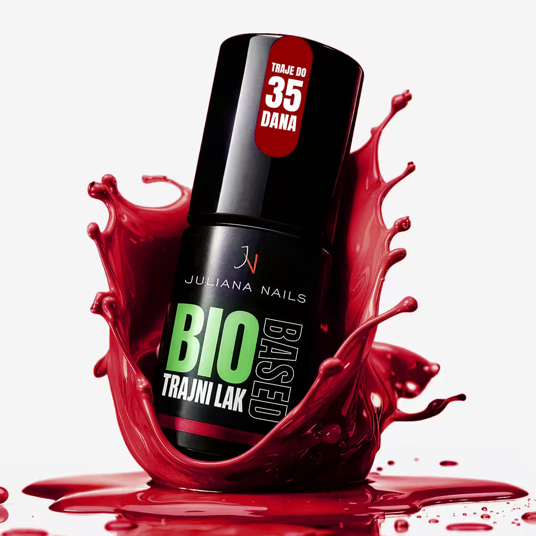 BioBased Long-Lasting Nail Polish - Chili Red 6ml