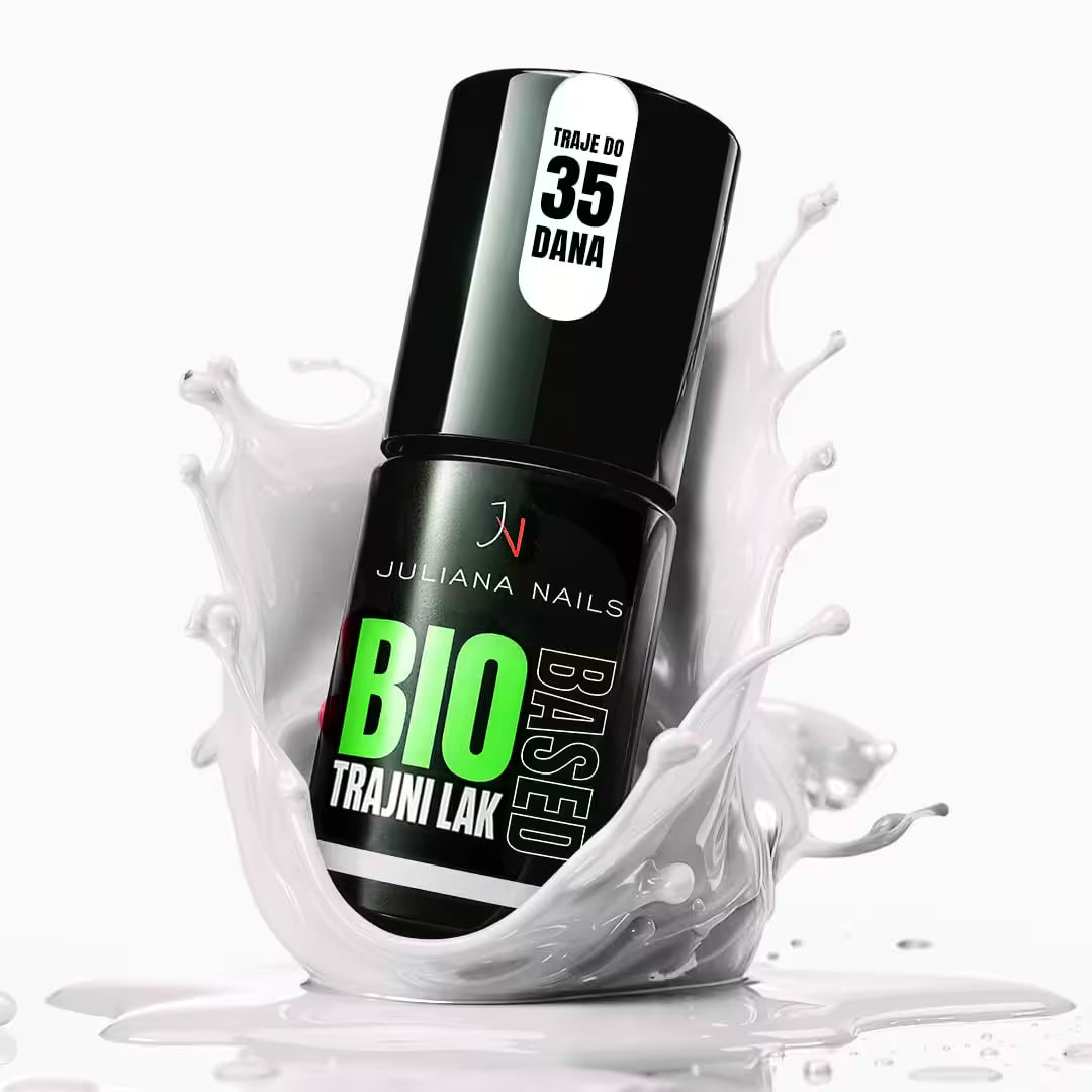 BioBased Permanent Nail Polish - Bright White 6ml
