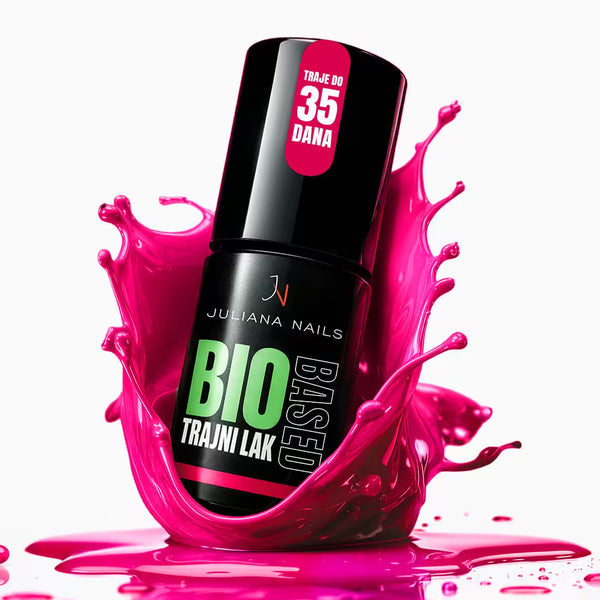 BioBased Permanent Nail Polish - Neon Carry On Crush 6ml