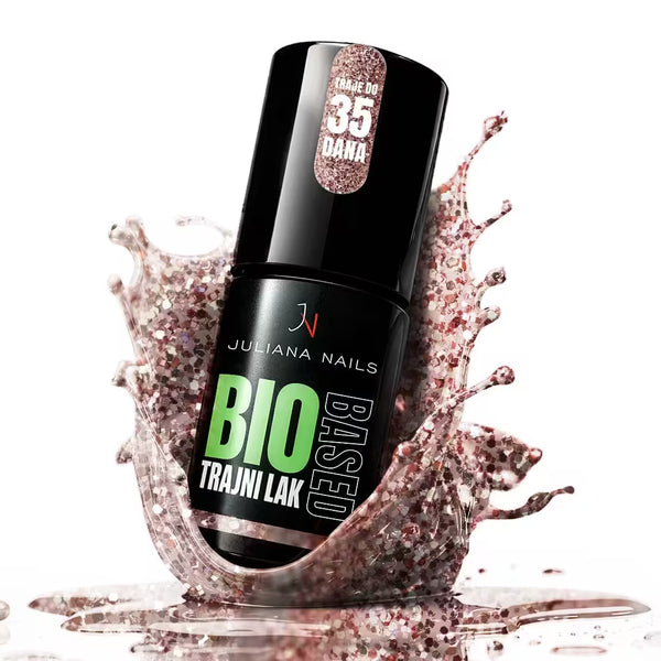 BioBased Permanent Polish - Glitter Heather 6ml