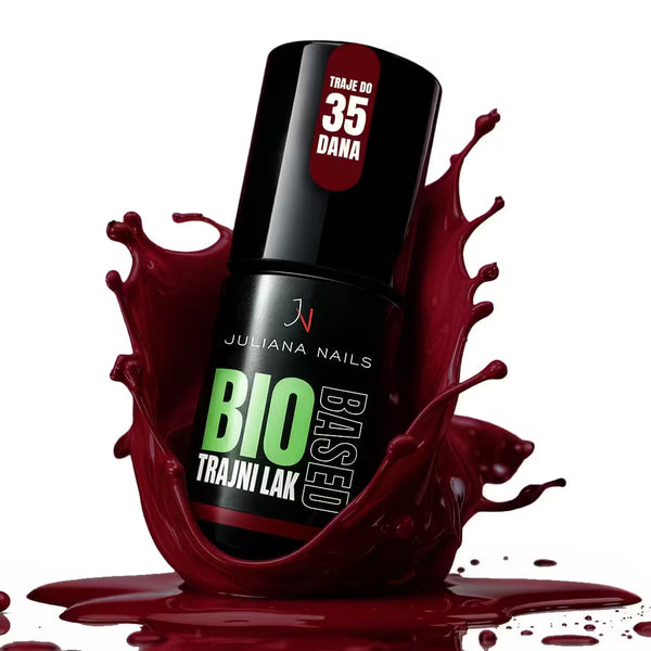 BioBased Permanent Nail Polish - Red Anemone 6ml