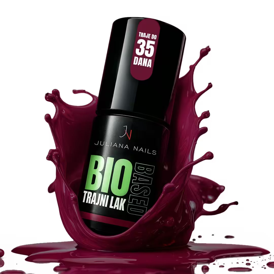 BioBased Permanent Nail Polish - Dark Dahlia 6ml