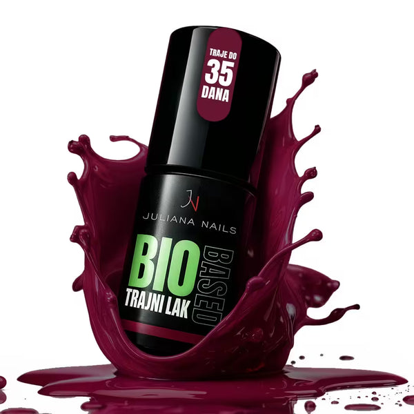BioBased Permanent Nail Polish - Dark Dahlia 6ml