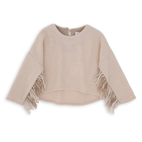 MAGLIA CON FRANGE