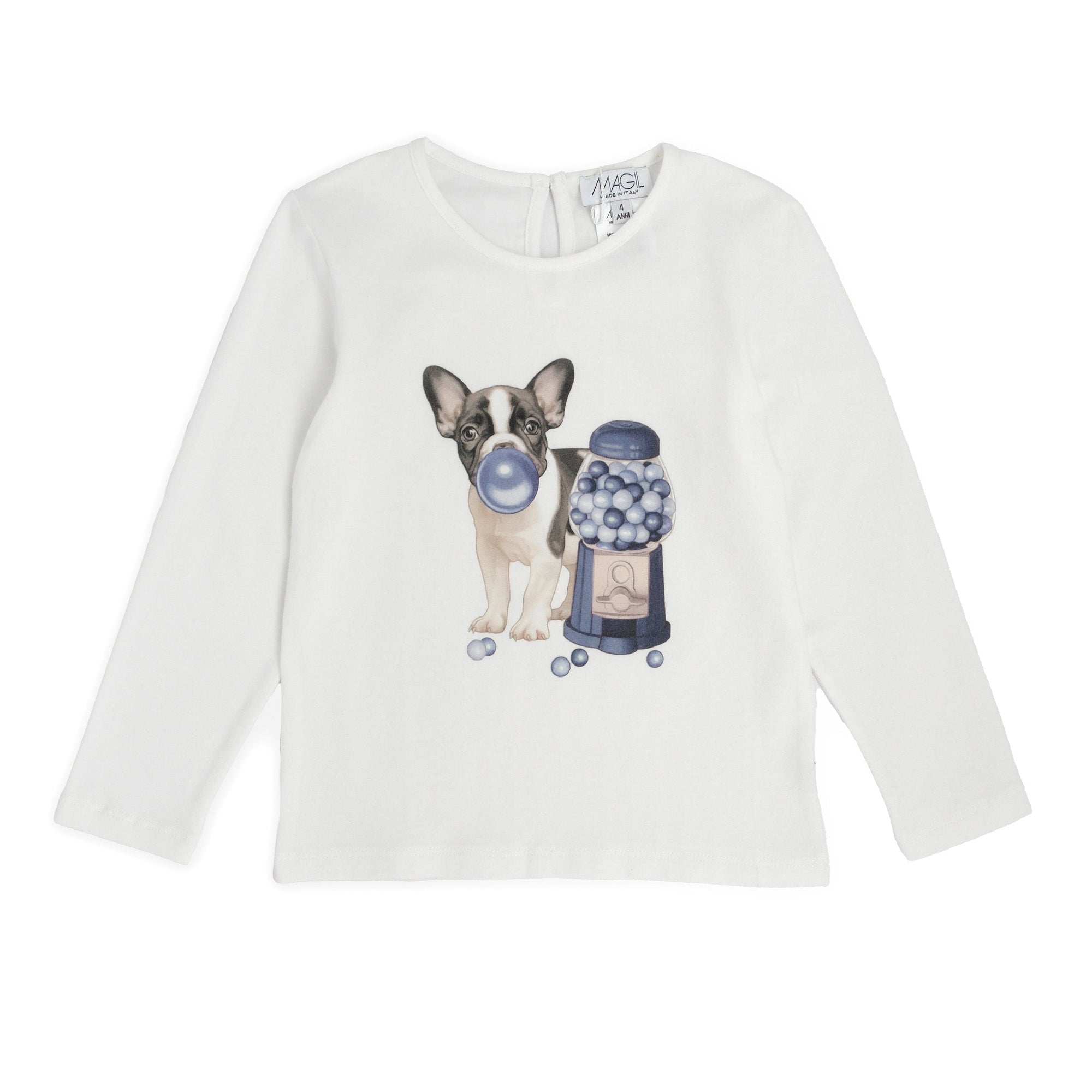 T-SHIRT Z Natisnjenim BULDOGOM